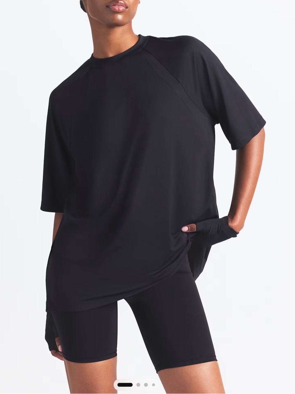 NikeSKIMS Airy Oversized Tee In Black